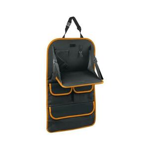 Autós tároló asztallal 69, 5x40, 5 cm fekete/narancssárga 06601 kép