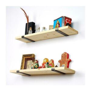 KÉSZLET 2x Fali polc 16x60 cm fenyő 792EVL2809 kép