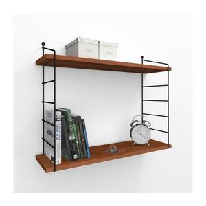 ARMONI fali polc 58x72 cm barna/fekete 775DCM1668 kép