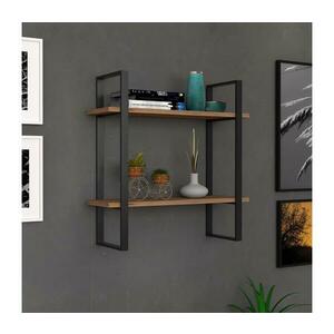 Fali polc BUBA 70x70 cm barna/antracit 495SSE1107 kép