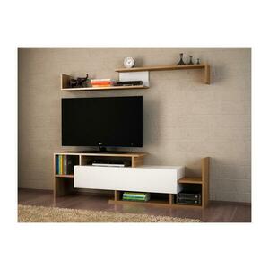 DREAM nappali szekrénysor barna/fehér színben 745DCD3018 kép