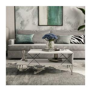 Kávésasztal LOIRE 40x100 cm fehér 854KLN2826 kép