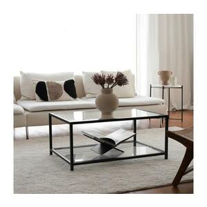 Kávésasztal ASTRO 40x90 cm fekete 552NOS1407 kép