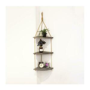 Függő sarki polc 90x25 cm barna 792EVL1877 kép