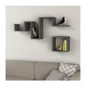 KÉSZLET 2x Fali polc FOLLOW antracit 776HMS1706 kép