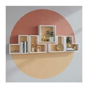 KÉSZLET 5x Fali polc ELITRA fehér 746JUG1603 kép