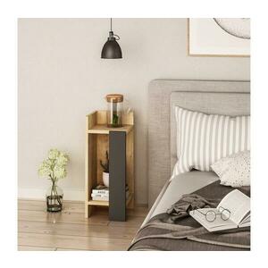 Éjjeli szekrényke ELOS 60x25 cm barna/antracit 855DTE3507 kép