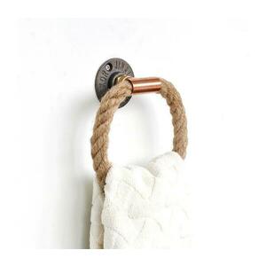 Törölközőtartó 16x16 cm bézs/arany 792EVL2772 kép