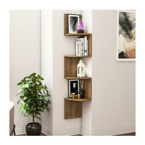 Sarokfalipolc DESALDO 155, 2x29, 6 cm barna 788DEC4014 kép