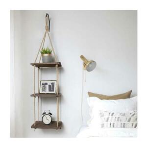 Függő polc 90x25 cm fenyő 792EVL1879 kép