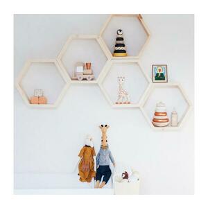 KÉSZLET 5x Fali polc RAF 36x31 cm fenyő 792EVL2691 kép