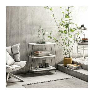 Kisasztal LAZANDOS 75x48 cm fehér 854KLN4321 kép