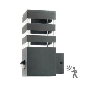 Kültéri fali lámpa TEKSAS szenzorral 1xE27/12W/230V IP44 antracit 317667 kép