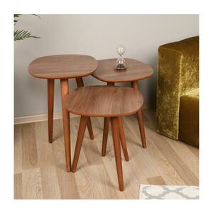 SZETT 3x TYN barna dohányzóasztal 572KTE1128 kép