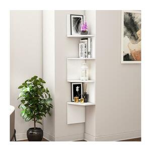 Sarki fali polc DESALDO 155, 2x29, 6 cm fehér 788DEC4013 kép