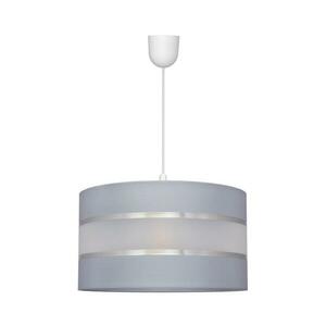 Csillár zsinóron HELEN 1xE27/15W/230V á. 35 cm szürke/ezüst W kép