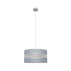 Csillár zsinóron HELEN 1xE27/15W/230V á. 40 cm szürke/ezüst W kép