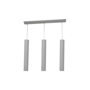 LED Csillár zsinóron TUBA 3xGU10/4, 8W/230V szürke W kép