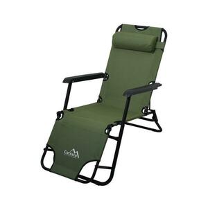 Összecsukható állítható szék zöld/fekete 13516 kép