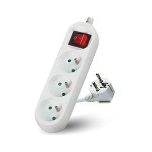 3 m hosszabbító kábel kapcsolóval, 3 aljzattal KGLAZW3G3M kép