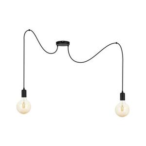 Csillár zsinóron MIROS 2xE27/60W/230V pók fekete 0061 kép