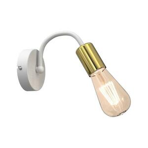 Fali lámpa DOW 1xE27/60W/230V fehér/arany 7995 kép