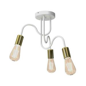 Felületre szerelhető csillár DOW 3xE27/60W/230V fehér/arany 7996 kép