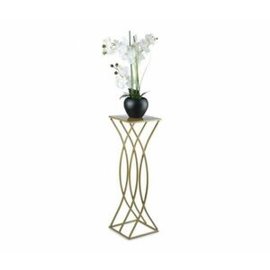 HowHomely Virágállvány 75x23 cm arany színben 10 kép