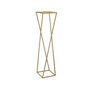 HowHomely Virágállvány 100x24 cm arany színben 10 kép