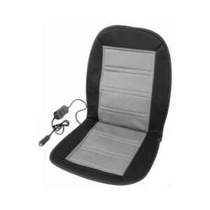 Fűthető üléshuzat termosztáttal 12V fekete/szürke 04117 kép