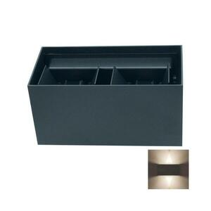 LED Kültéri fali lámpa LED/12W/230V IP54 fekete KIRA DUO BLACK kép