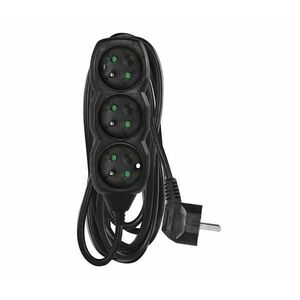 3Z hosszabbító kábel 5 m, fekete PC0315R kép