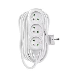 Hosszabbító kábel 3x 10 m fehér P0310R kép