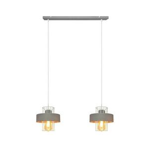 Csillár zsinóron VOLTA 2xE27/15W/230V szürke W kép