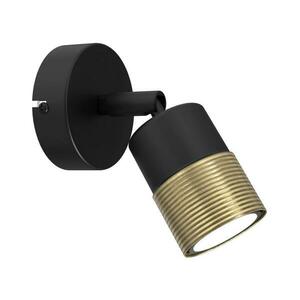 Fali spotlámpa MIZU 1xGU10/8W/230V fekete/sárgaréz 3911 kép
