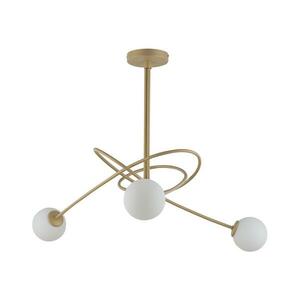 Csillár rúdon VELVET 3xG9/12W/230V arany 33356 kép