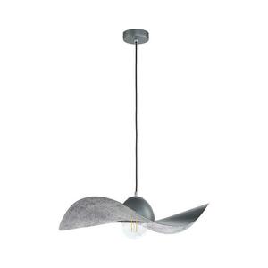 Csillár zsinóron KAPELLO 1xE27/60W/230V átm. 55 cm szürke/ezüst 32343 kép