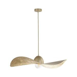 Csillár zsinóron KAPELLO 1xE27/60W/230V átm. 76 cm arany 32341 kép