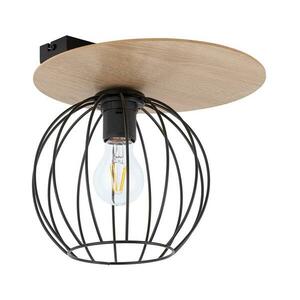 Csillár CYBER 1xE27/60W/230V fa/fekete 32354 kép