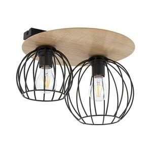 Csillár CYBER 2xE27/60W/230V fa/fekete 32355 kép