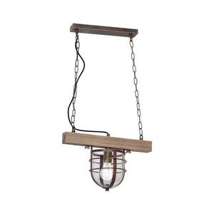 Csillár láncon ANDER 1xE27/60W/230V világos barna 7622 kép