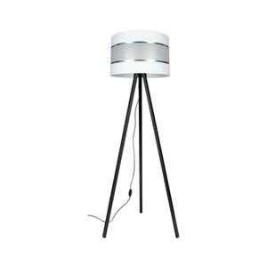 Állólámpa CORAL 1xE27/60W/230V wenge/fehér/krom AS0466+BE0789 kép