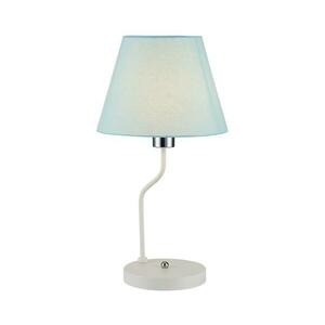 Asztali lámpa YORK 1xE14/60W/230V fehér/kék 50501099 kép