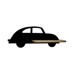 LED gyerekszoba falilámpa polccal CAR LED/5W/230V fekete/fa 21 kép