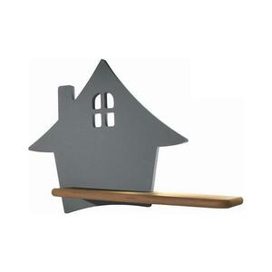 LED gyerekszoba falilámpa polccal HOUSE LED/4W/230V szürke/fa 21 kép