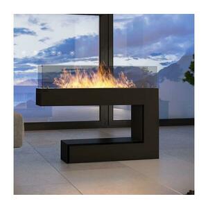 InFire BIO kandalló 110x92 cm, 3 kW, fekete SPECTRUM black kép