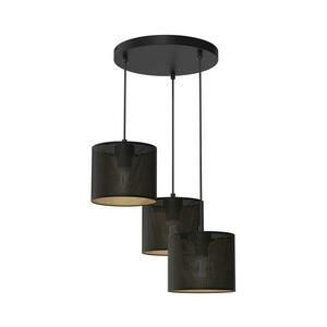 Csillár zsinóron LOFT SHADE 3xE27/60W/230V fekete/arany 5254 kép