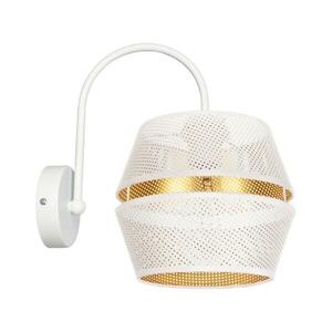 HEXE Fali lámpa PARIS 1xE27/60W/230V fehér/arany 0081 kép