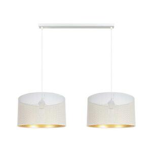 HEXE Csillár zsinóron ALDO 2xE27/60W/230V fehér 0009 kép