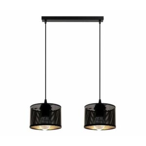 HEXE Csillár zsinóron ALDO 2xE27/60W/230V fekete 0021 kép